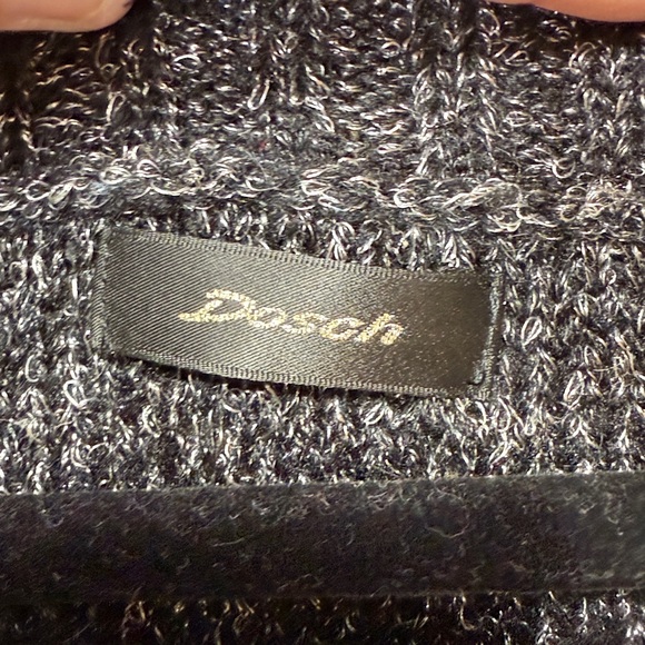 Dosch Chic Gray Knit Short Sleeve Dress Sleeve Size S - Picture 5 of 7